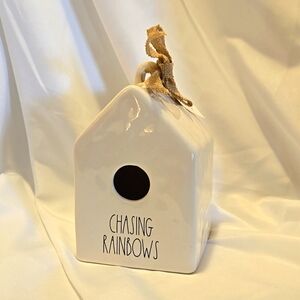 NWT RAE DUNN Artisan Collection by Magenta Bird House Décor Chasing Rainbows